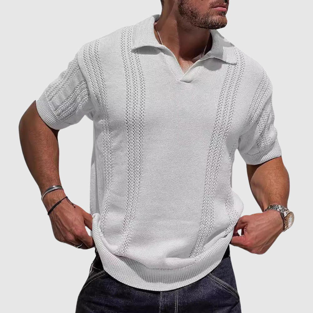 Elias™ | The Textured Summer Polo