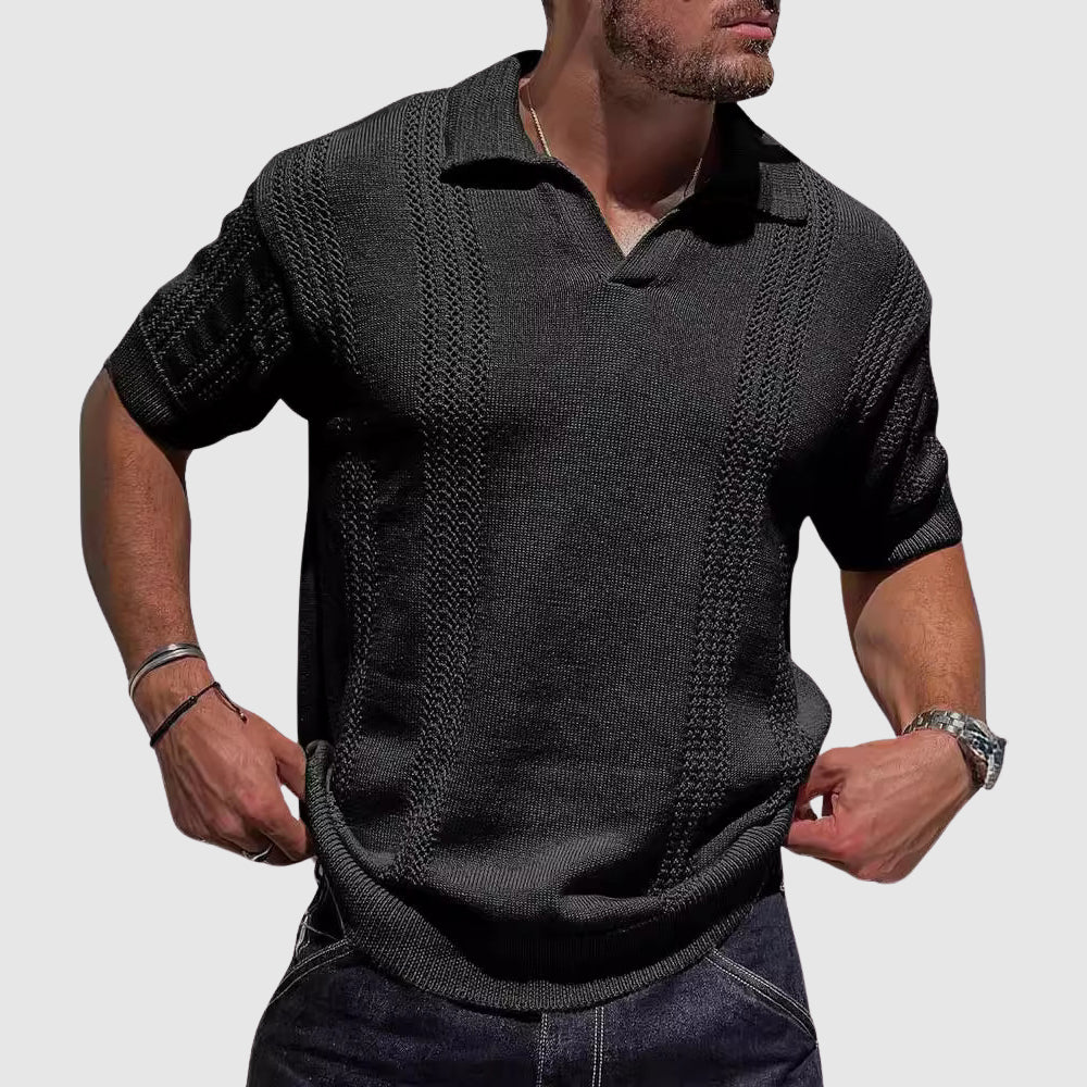 Elias™ | The Textured Summer Polo