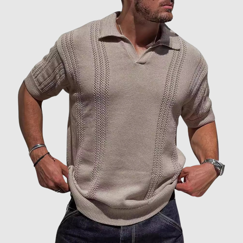 Elias™ | The Textured Summer Polo