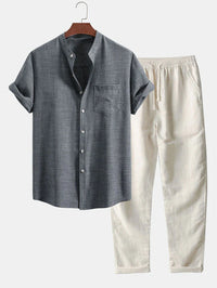 Elliot™ | Linen Shirt & Trouser Set