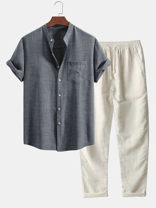 Elliot™ | Linen Shirt & Trouser Set