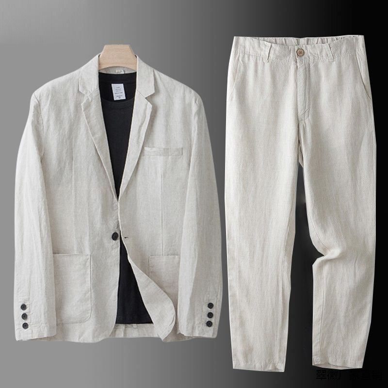 Frank™ | Elegant Linen Suit