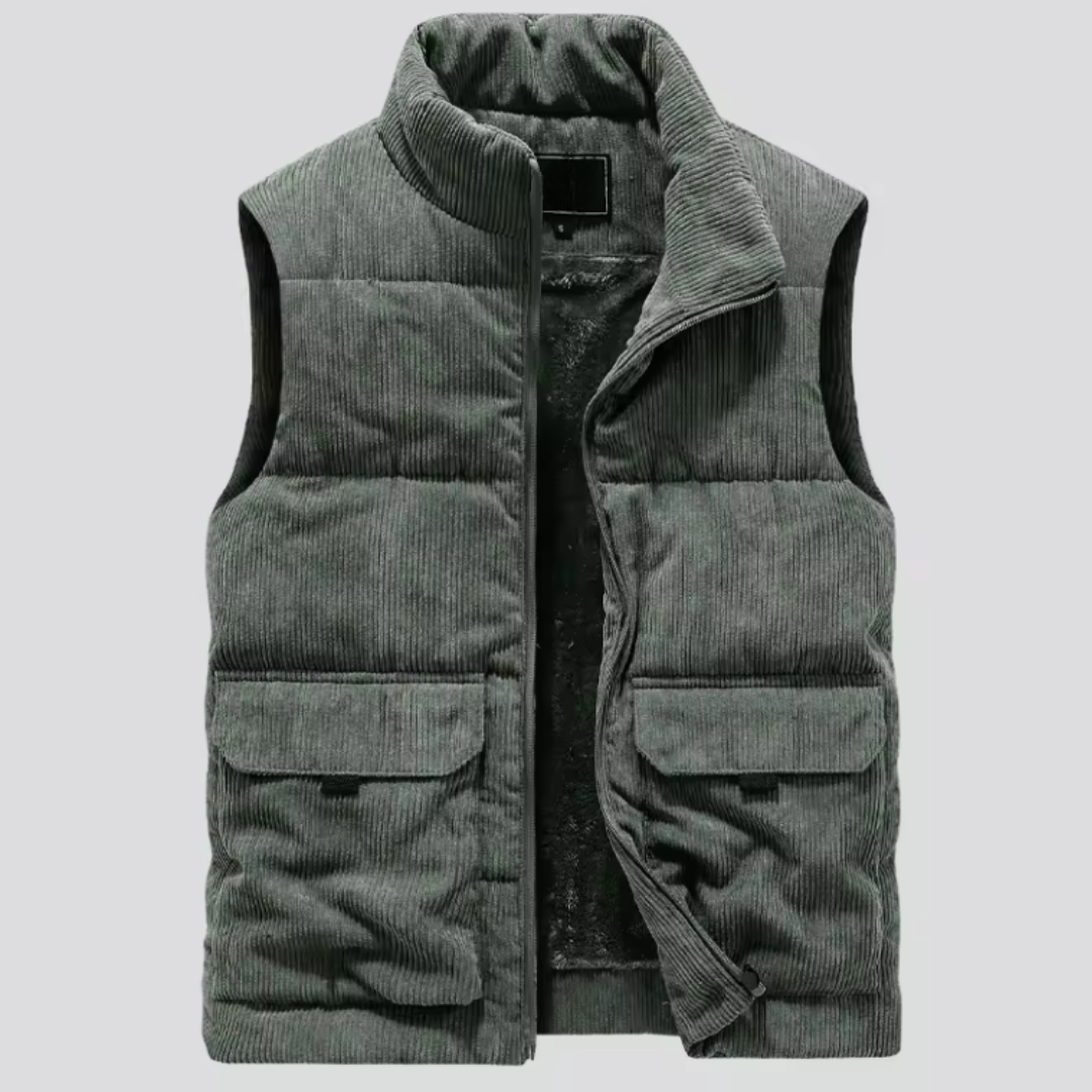 Hendrick™ – Corduroy Fleece-Lined Vest