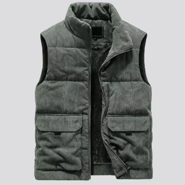 Hendrick™ – Corduroy Fleece-Lined Vest