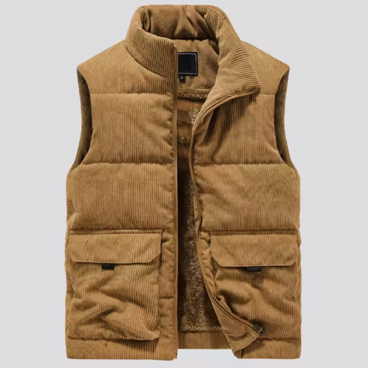 Hendrick™ – Corduroy Fleece-Lined Vest