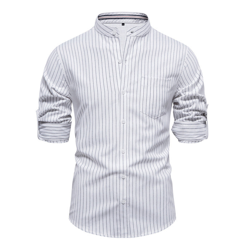 Dennis™ | Modern Striped Shirt with Pocket