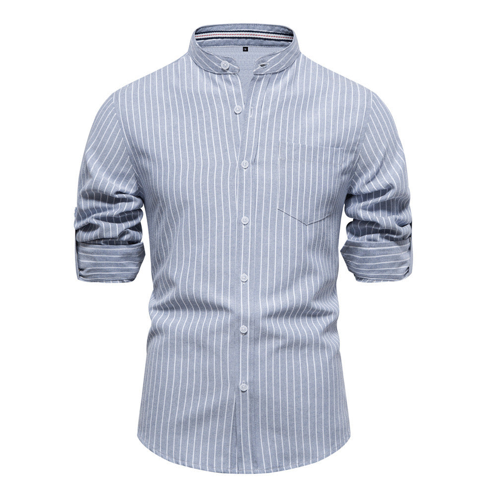 Dennis™ | Modern Striped Shirt with Pocket