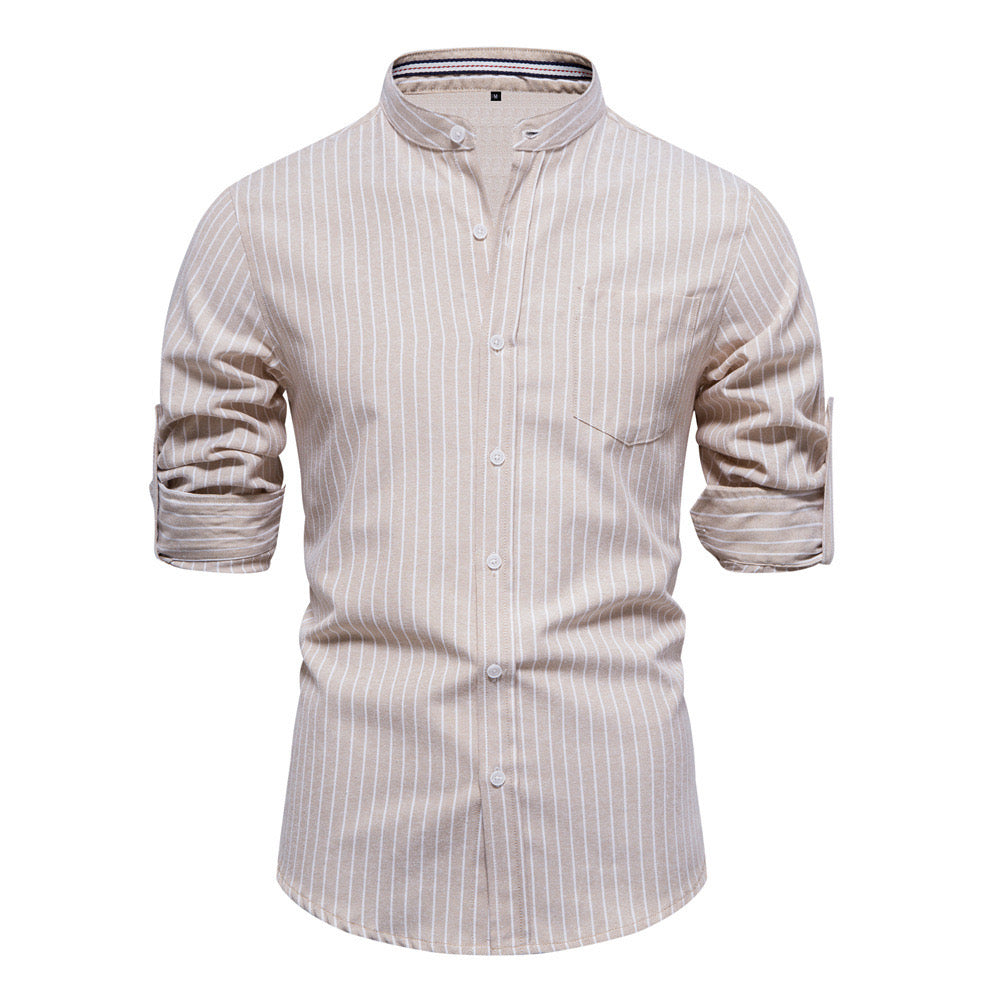 Dennis™ | Modern Striped Shirt with Pocket