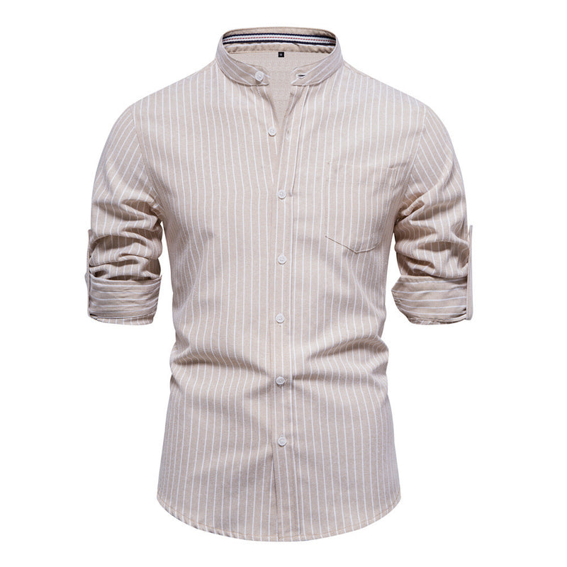 Dennis™ | Modern Striped Shirt with Pocket