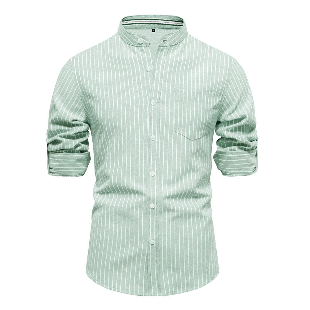 Dennis™ | Modern Striped Shirt with Pocket
