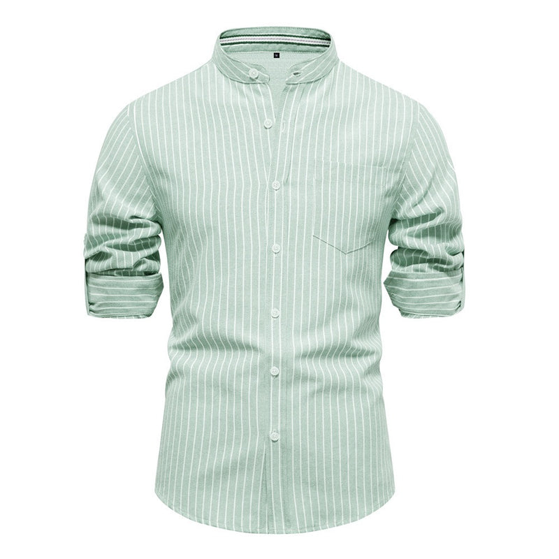 Dennis™ | Modern Striped Shirt with Pocket
