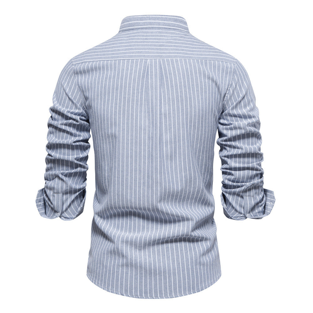 Dennis™ | Modern Striped Shirt with Pocket