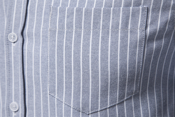 Dennis™ | Modern Striped Shirt with Pocket