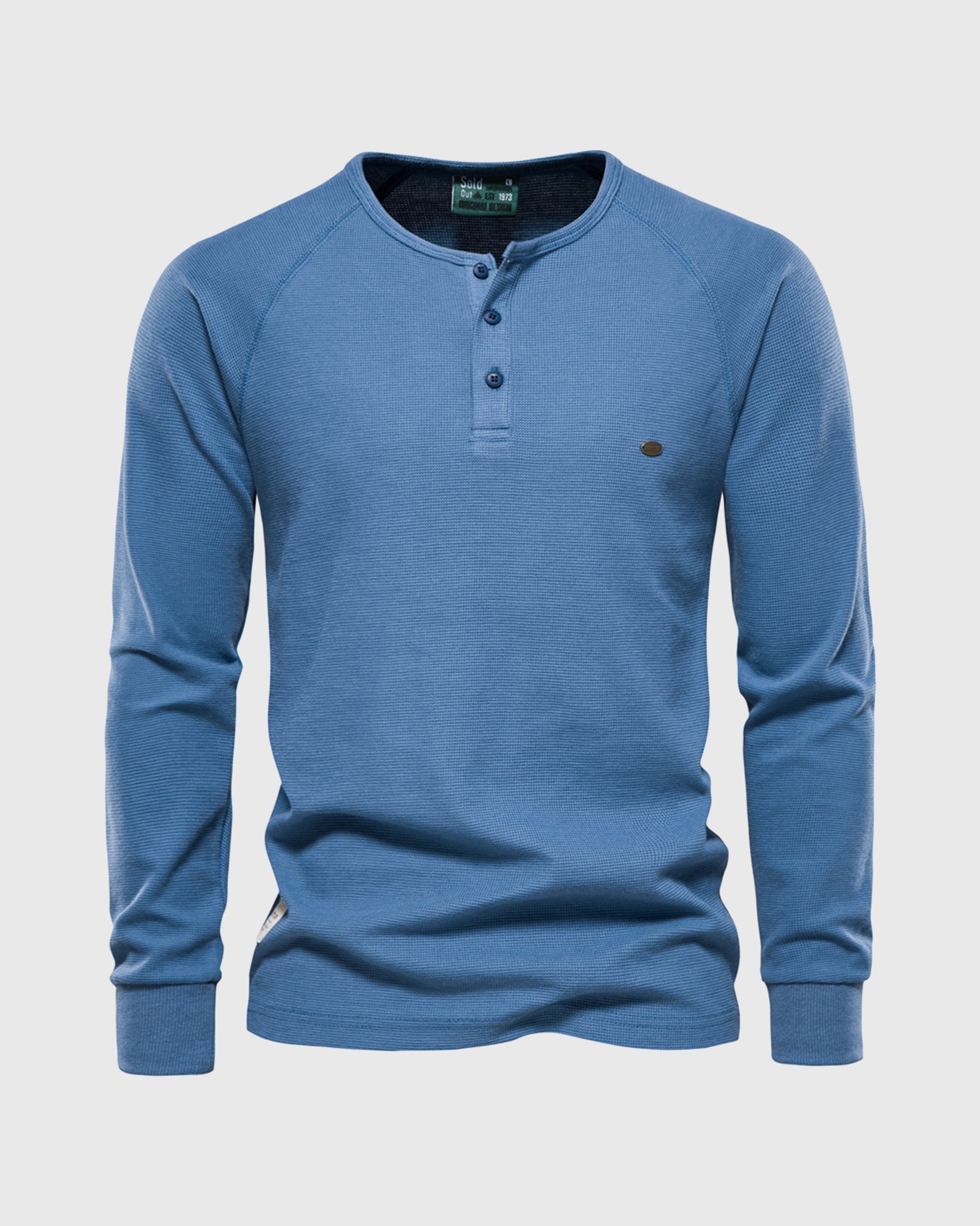 Oliver™ | Waffle Henley Long Sleeve