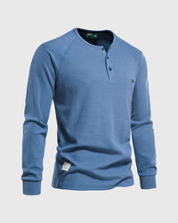 Oliver™ | Waffle Henley Long Sleeve