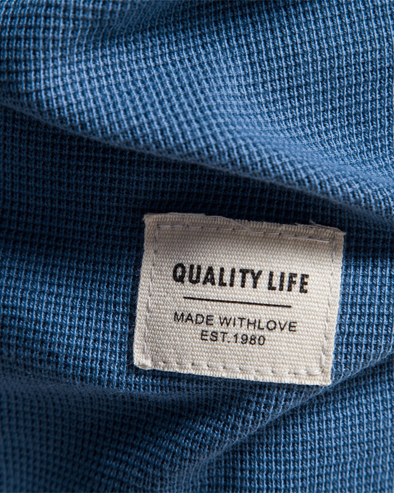 Oliver™ | Waffle Henley Long Sleeve