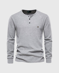 Oliver™ | Waffle Henley Long Sleeve