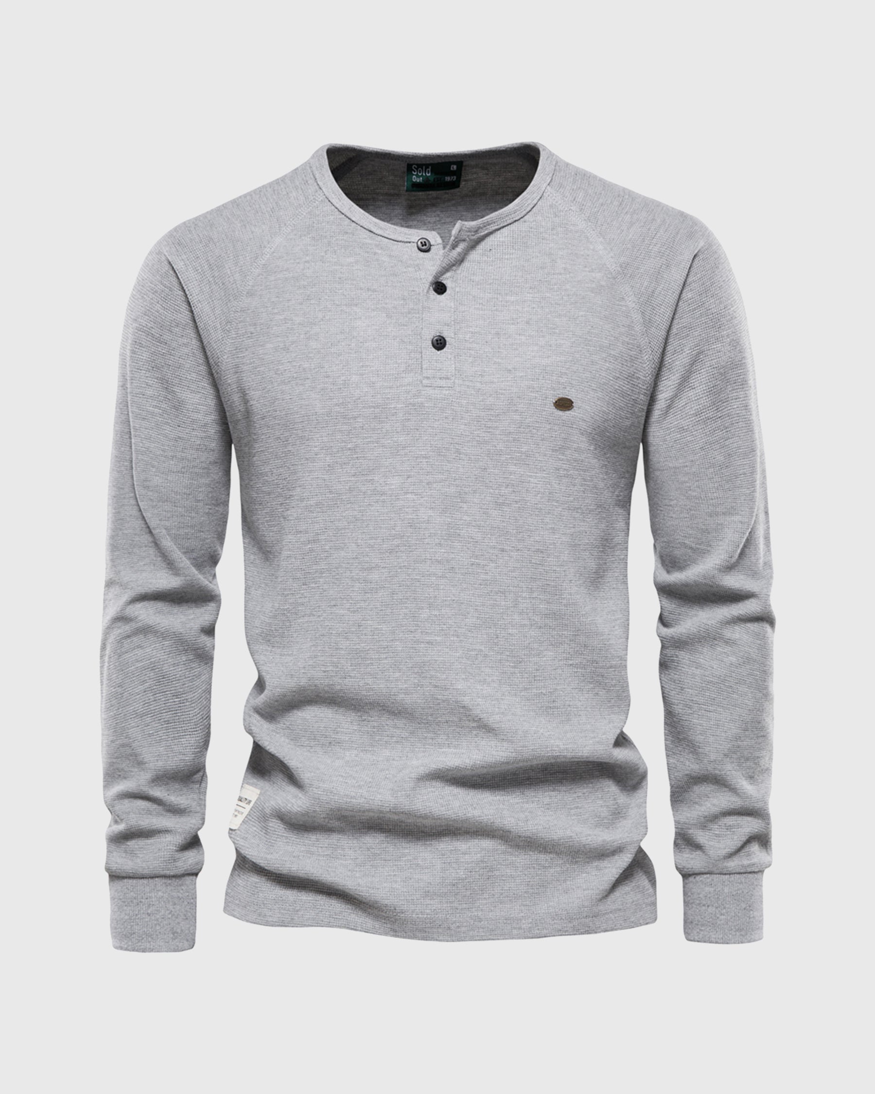 Oliver™ | Waffle Henley Long Sleeve