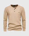 Oliver™ | Waffle Henley Long Sleeve
