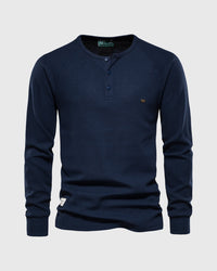 Oliver™ | Waffle Henley Long Sleeve
