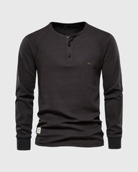 Oliver™ | Waffle Henley Long Sleeve