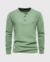 Oliver™ | Waffle Henley Long Sleeve