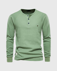 Oliver™ | Waffle Henley Long Sleeve
