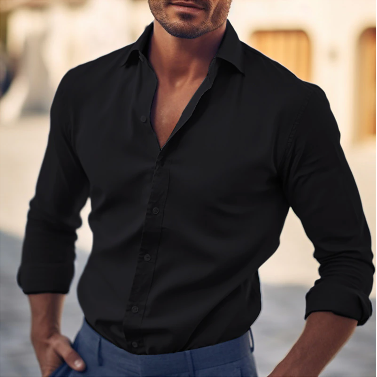 Simon™ – Modern Fit Long Sleeve Shirt