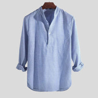 Simon™ – Striped Summer Henley Shirt