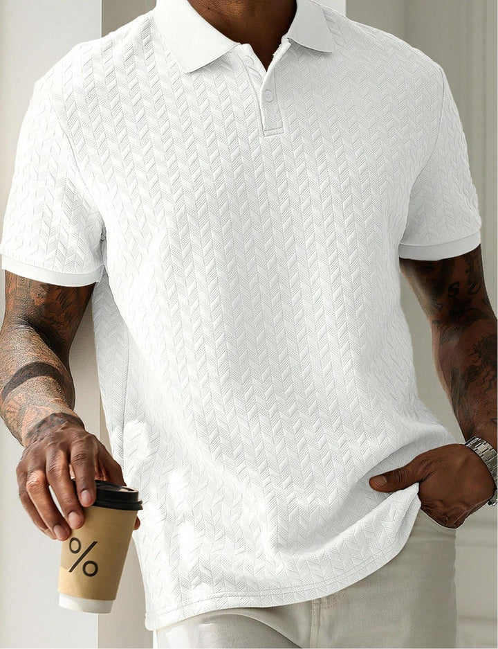 Nick™ | Textured Knit Polo