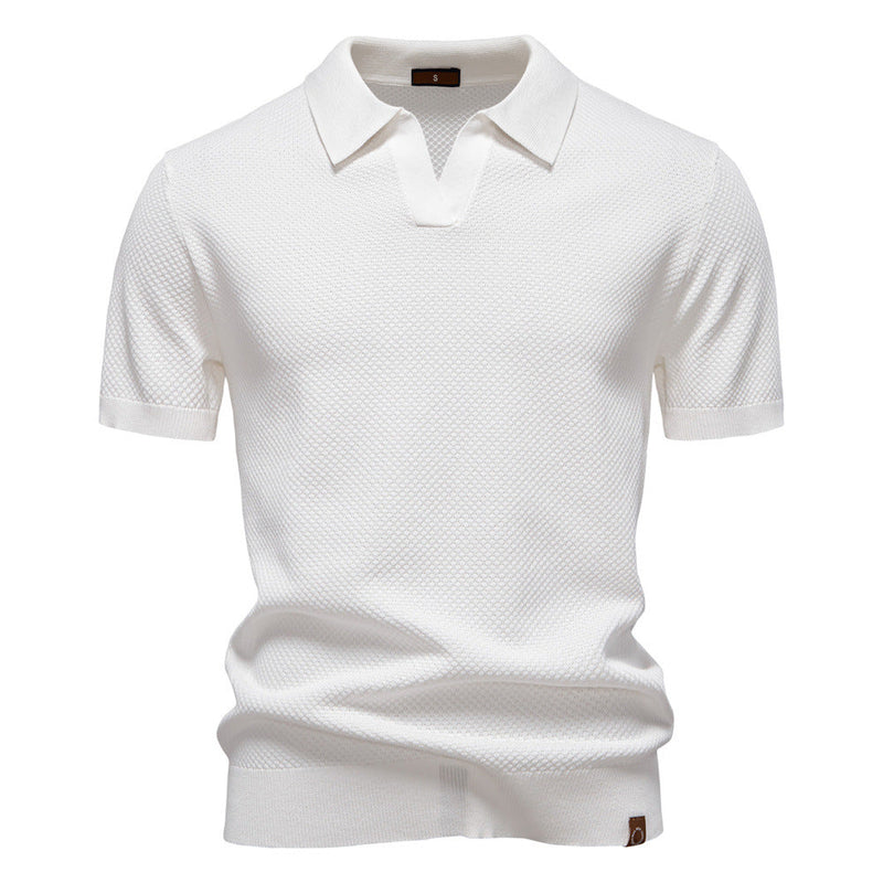 Geoffrey™ – Textured Polo Shirt