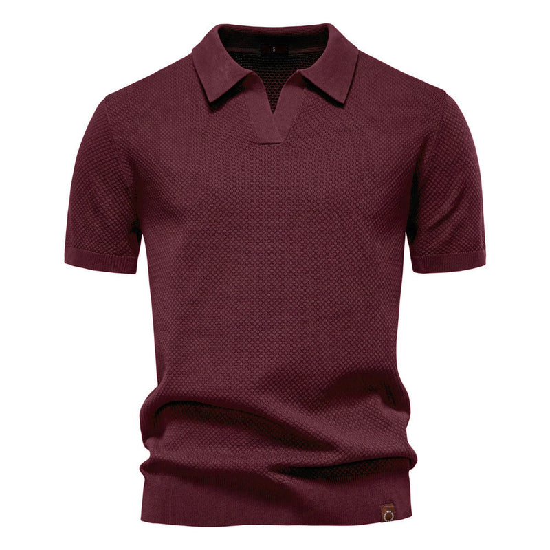 Geoffrey™ – Textured Polo Shirt