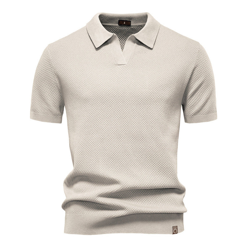 Geoffrey™ – Textured Polo Shirt