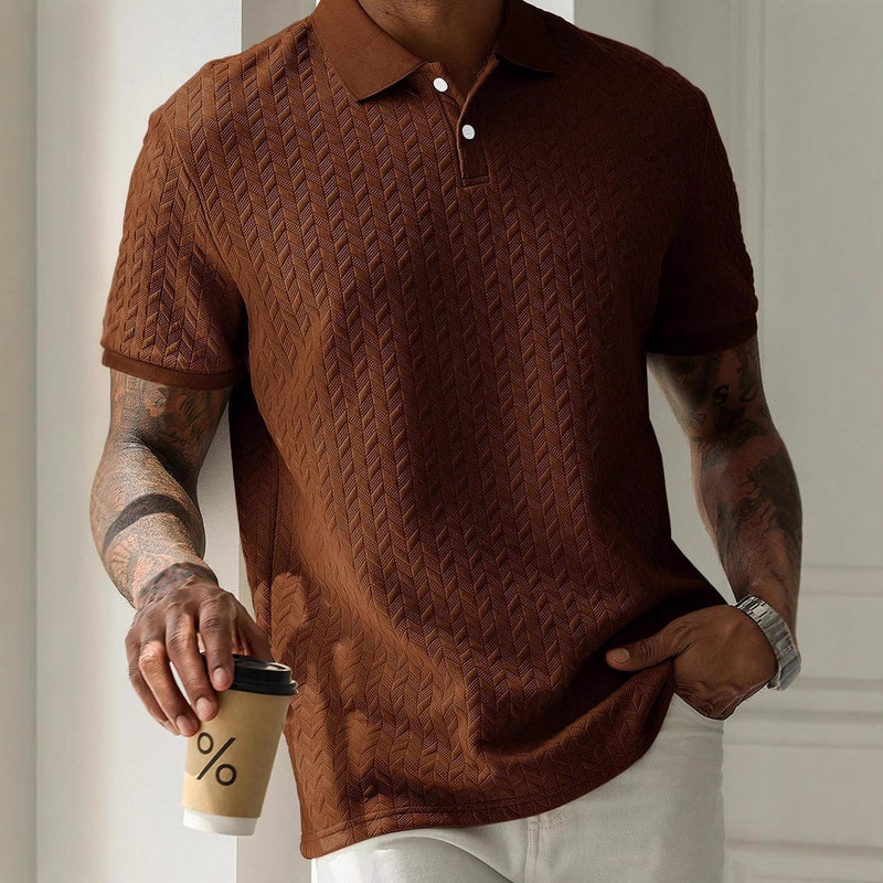Nick™ | Textured Knit Polo