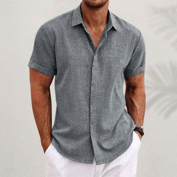 Aiden™ | Classic Linen-Blend Shirt
