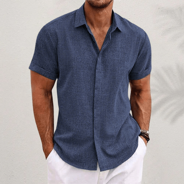 Aiden™ | Classic Linen-Blend Shirt