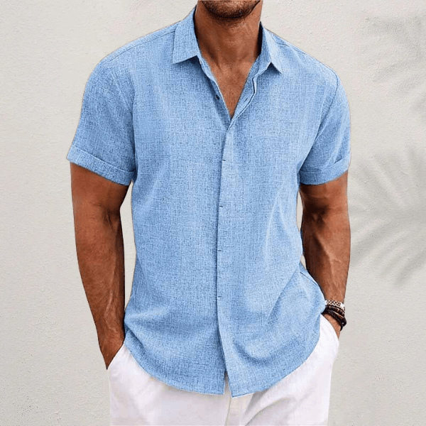 Aiden™ | Classic Linen-Blend Shirt