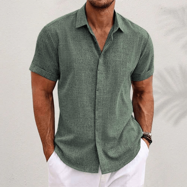 Aiden™ | Classic Linen-Blend Shirt