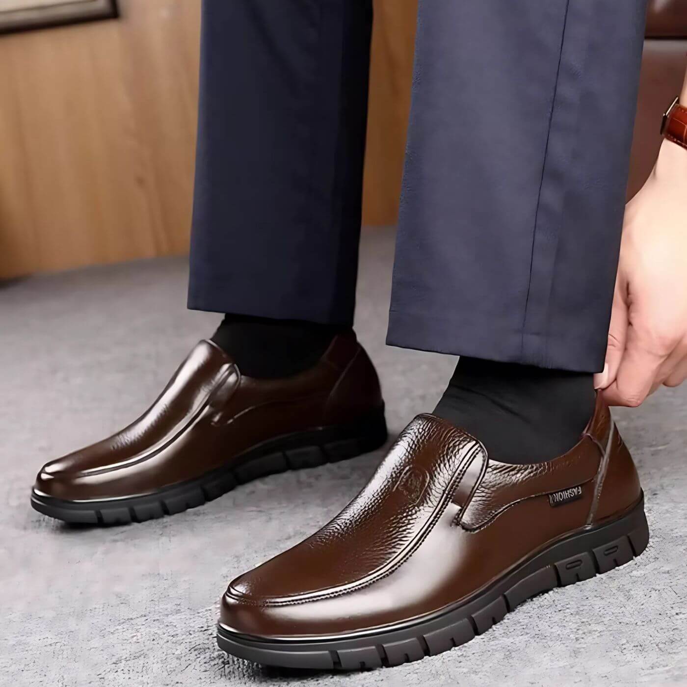 Harvey™ | Premium Leather Slip-On Shoes