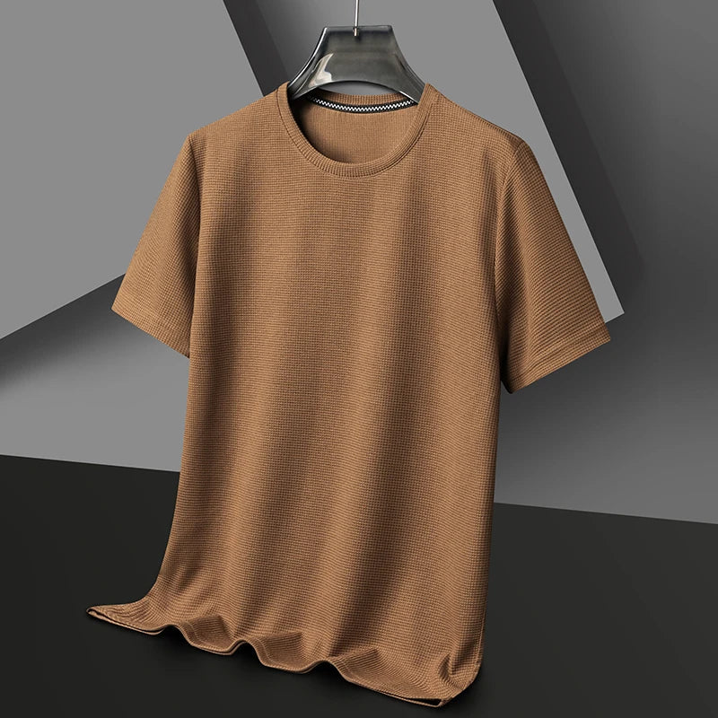 Ewan™ – Textured Knit T-Shirt