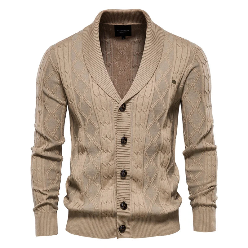 Jeff™ | Elegant Button-Up Cardigan
