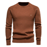 Xavier™ | Sweater with Grid Pattern