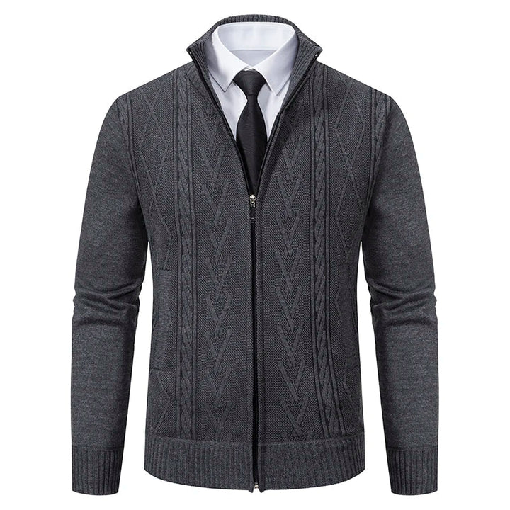 Langley™ – Cable Knit Zip Cardigan