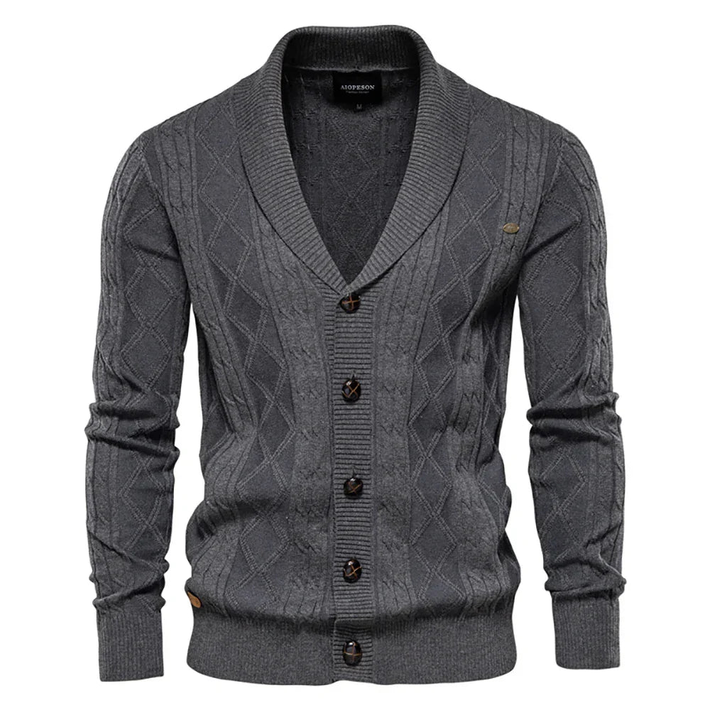 Jeff™ | Elegant Button-Up Cardigan