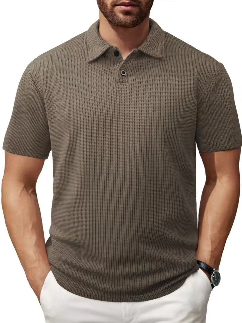 Stuart™ – Classic Textured Polo Shirt