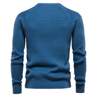 Xavier™ | Sweater with Grid Pattern
