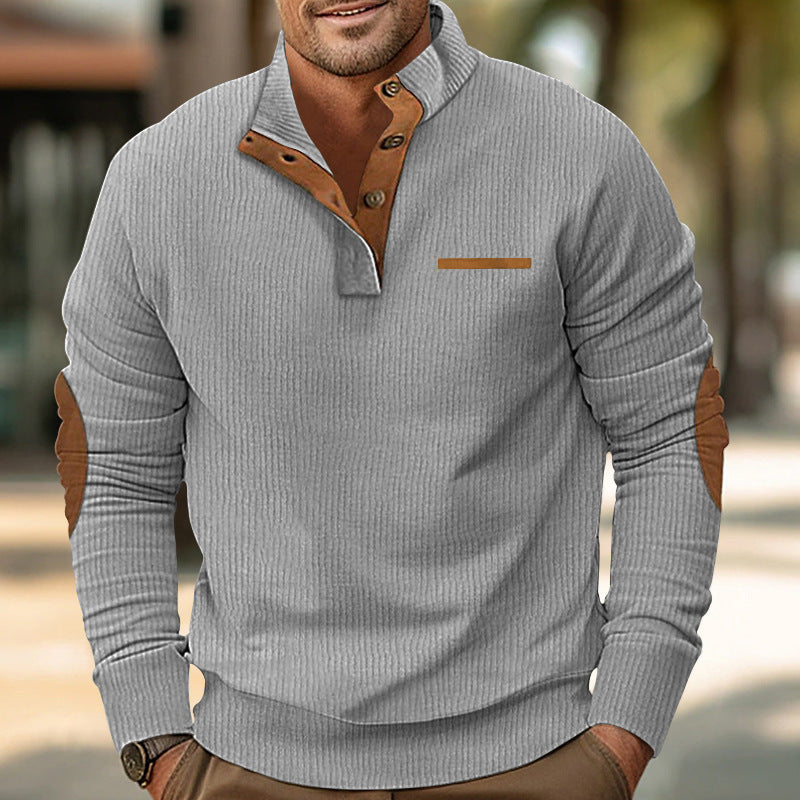 Davenport™ – Half-Button Sweater with pocket