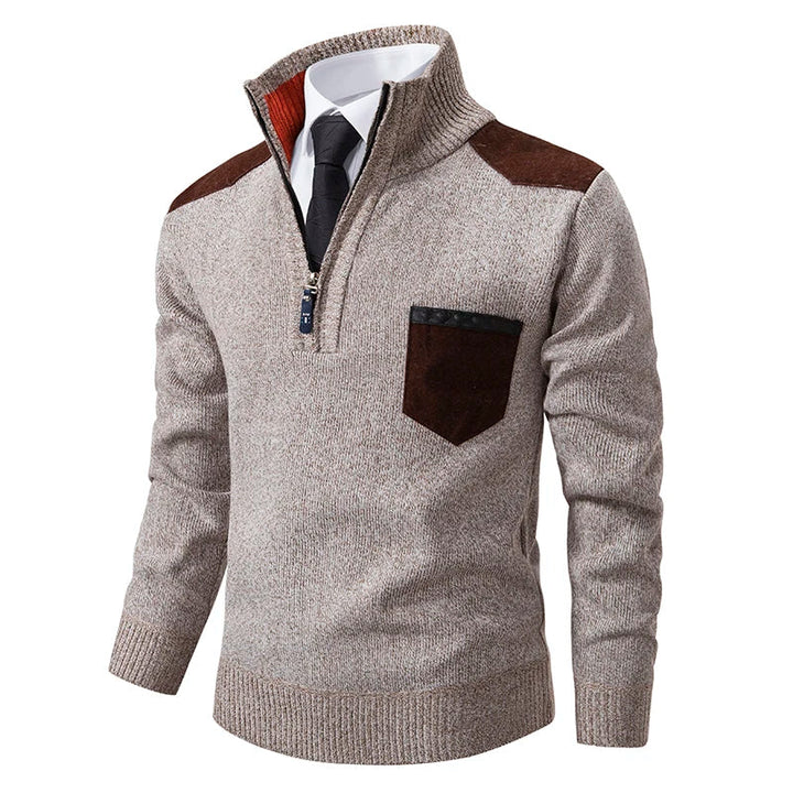Clinton™ – Refined Half-Zip Sweater