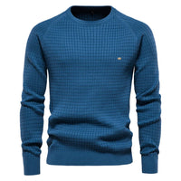 Xavier™ | Sweater with Grid Pattern