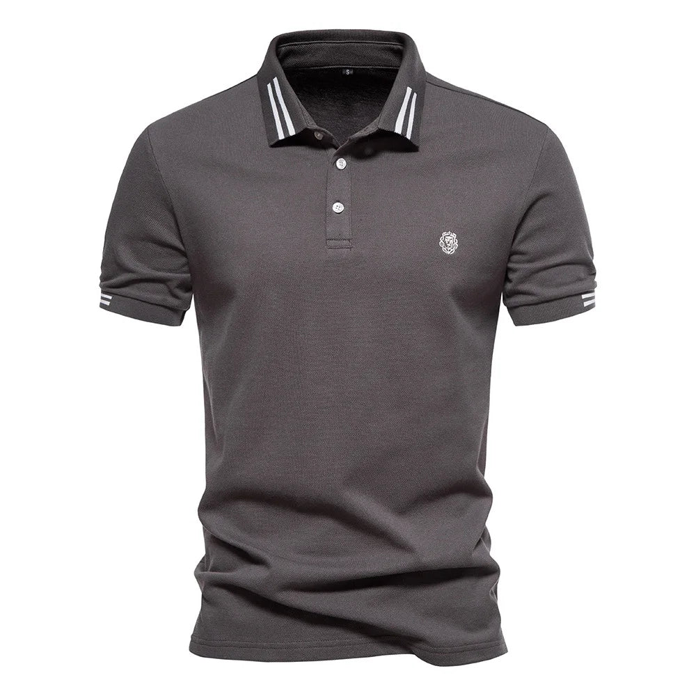 Noah™ – Refined Stripe Collar Polo